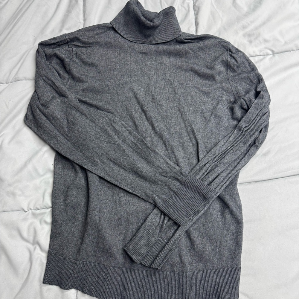 Banana Republic Charcoal Silk Cashmere Sweater